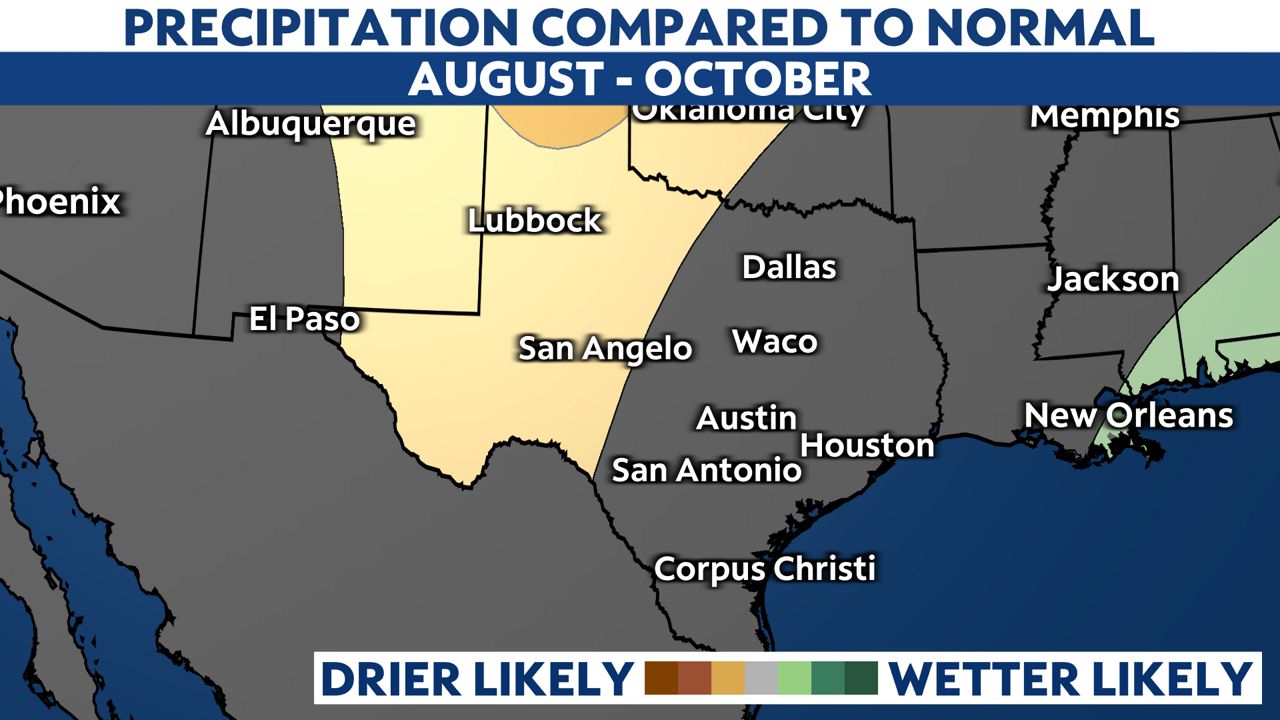 Will fall bring a different weather pattern to Texas?